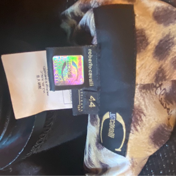 Roberto Cavalier trench coat size Medium black with silver hardware’s - Picture 5 of 5